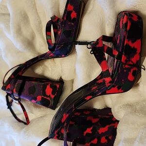 Funky Sexy Block Heel Sandals by Zara